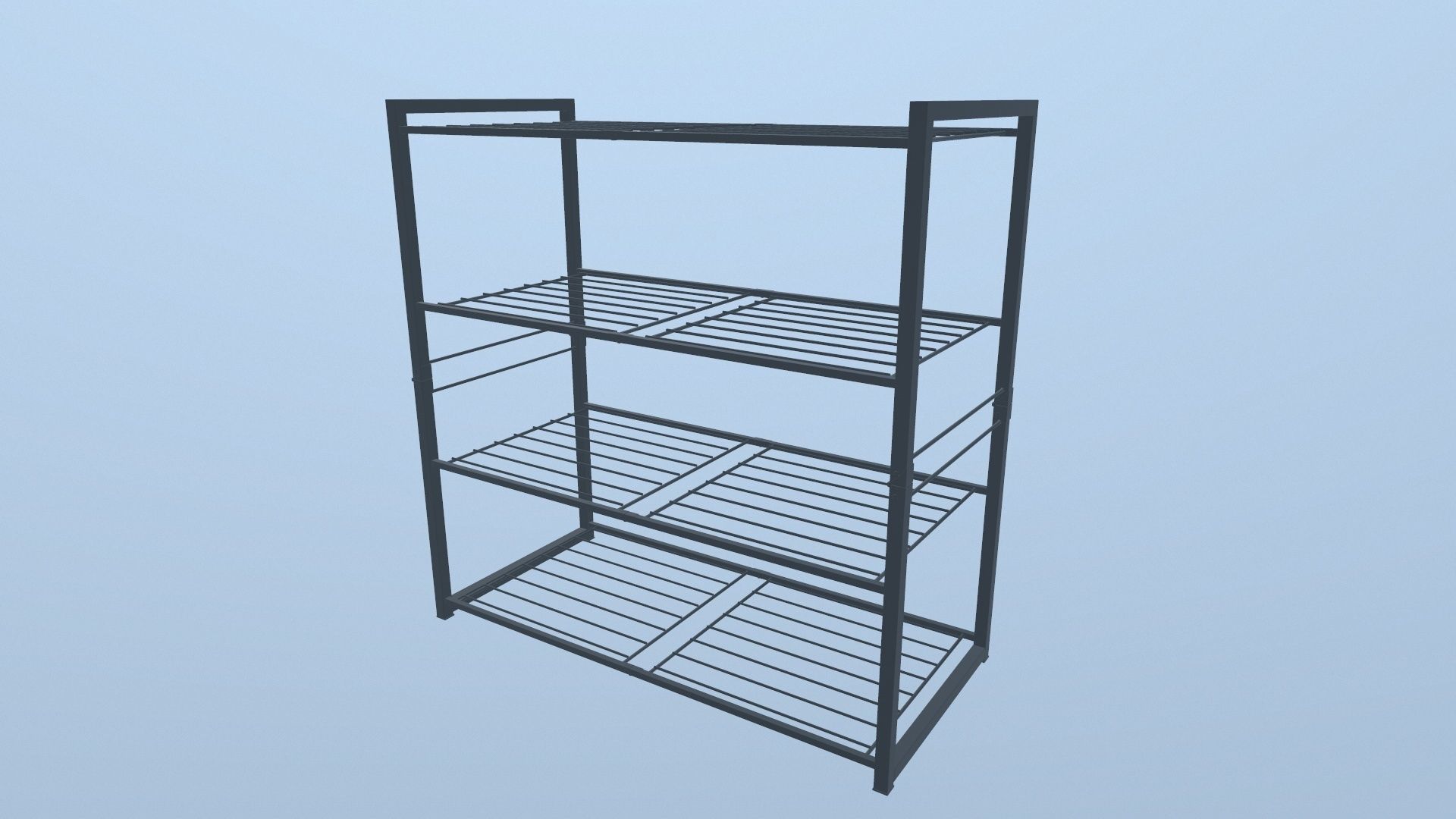 Metal Racks 3D model_5