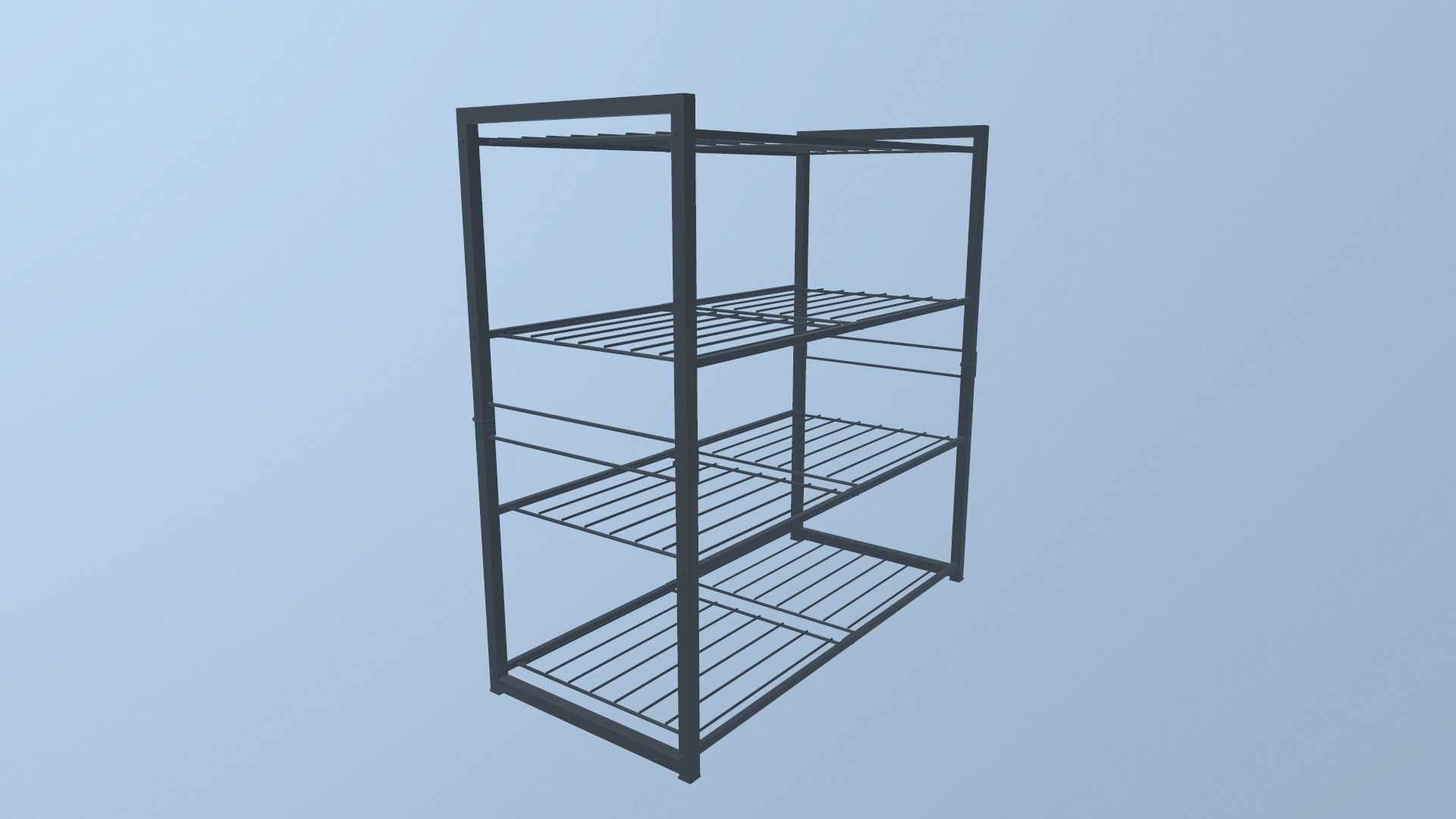 Metal Racks 3D model_6