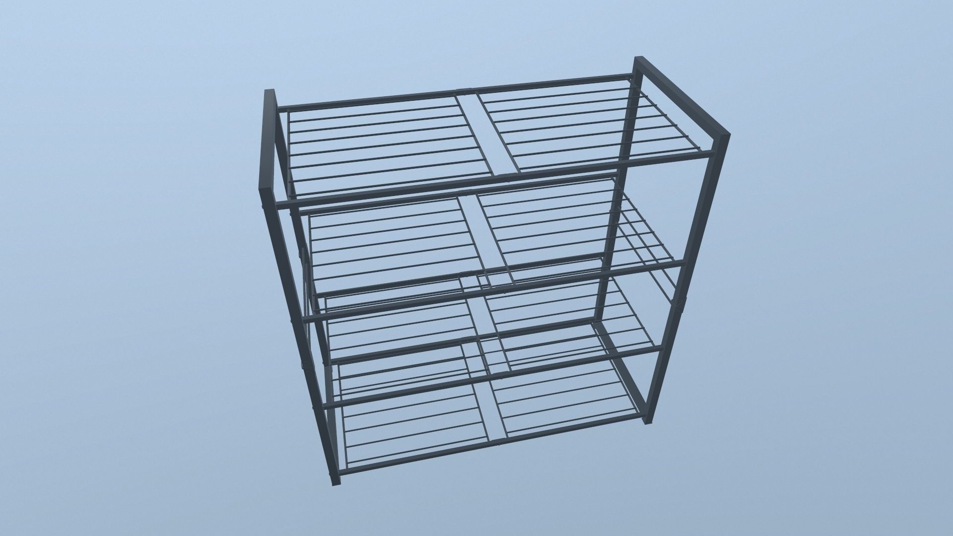 Metal Racks 3D model_4