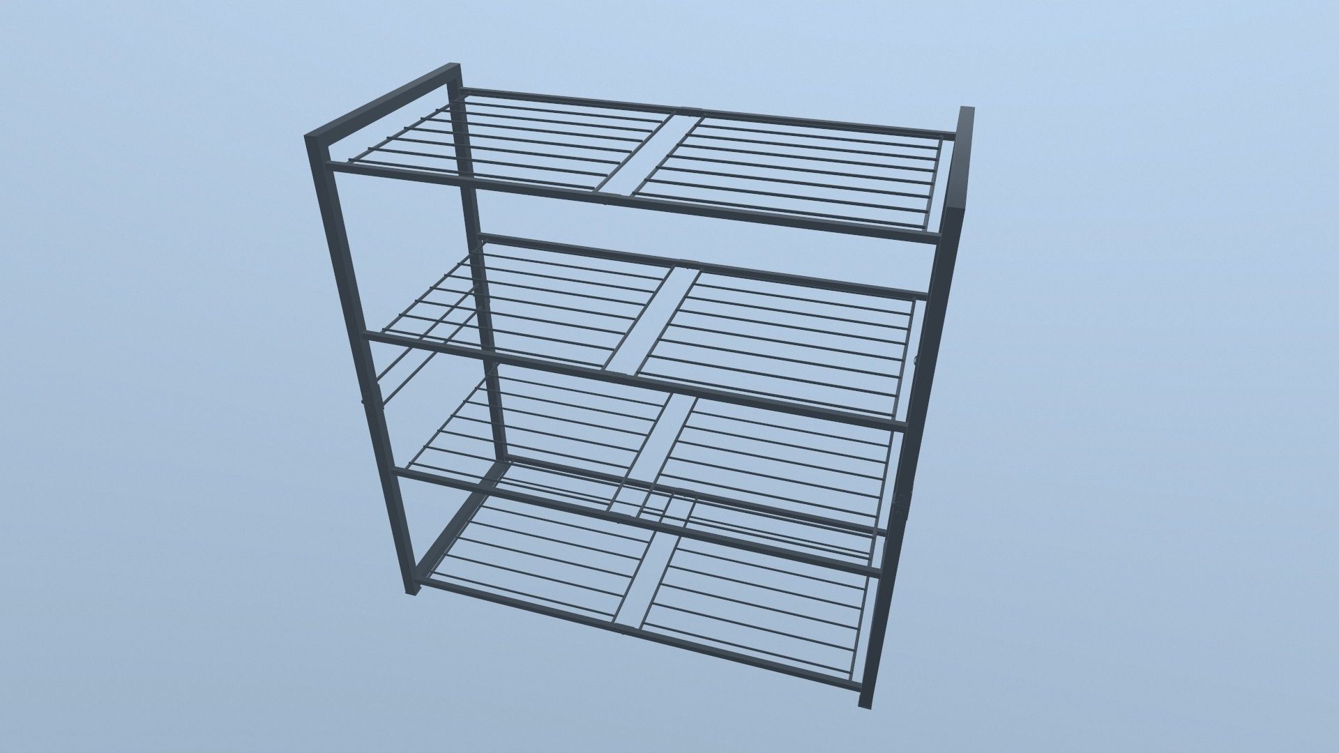 Metal Racks 3D model_2