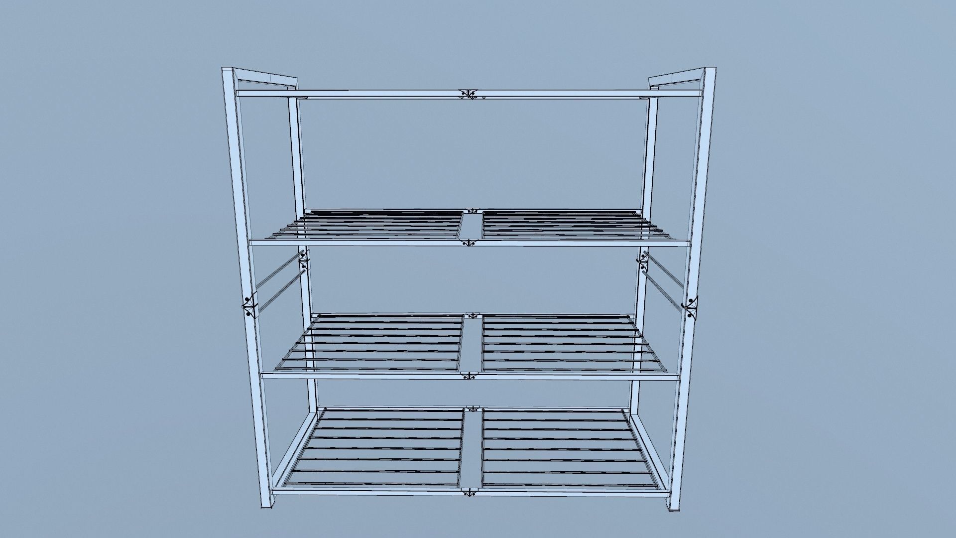 Metal Racks 3D model_13