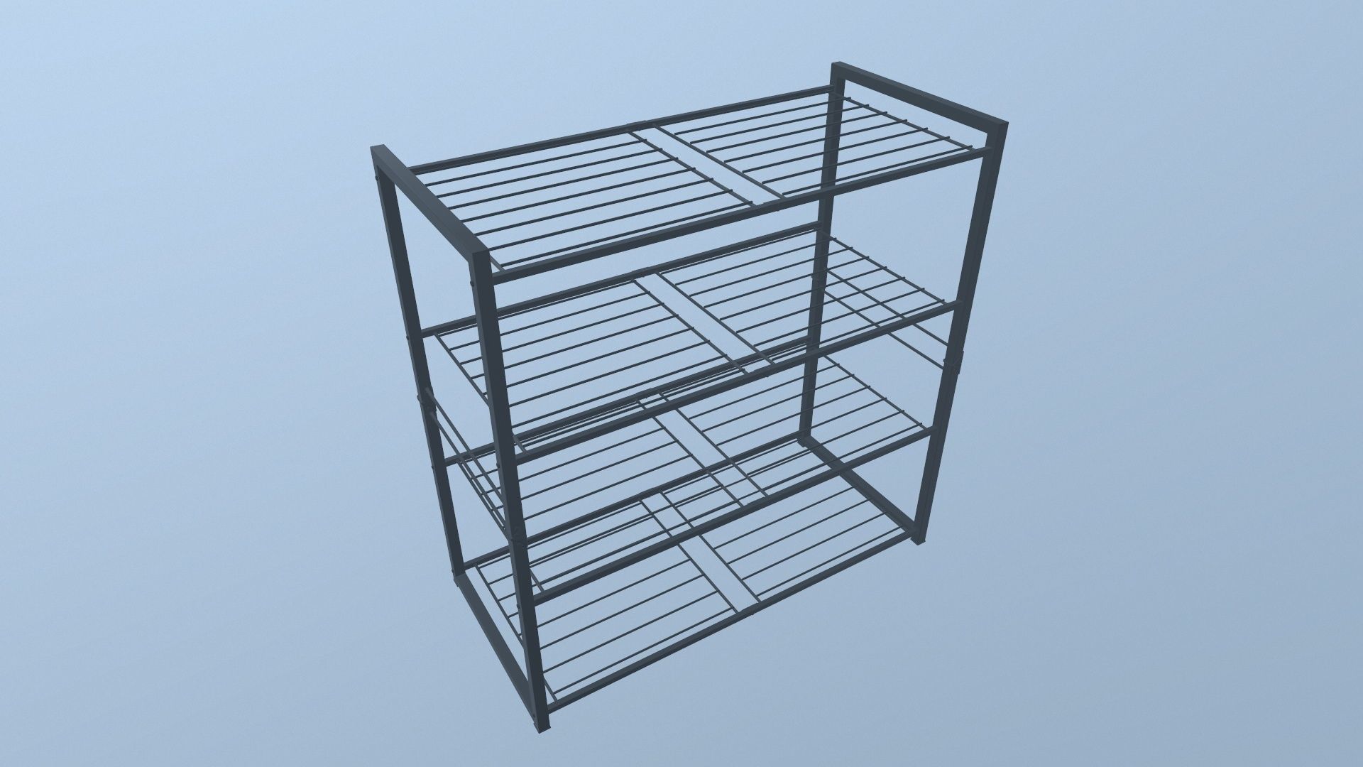 Metal Racks 3D model_3