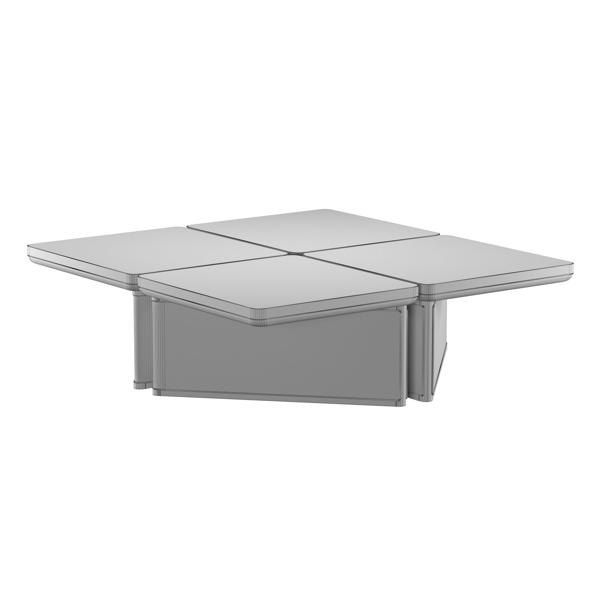 Colony Coffee Table 3D model_6