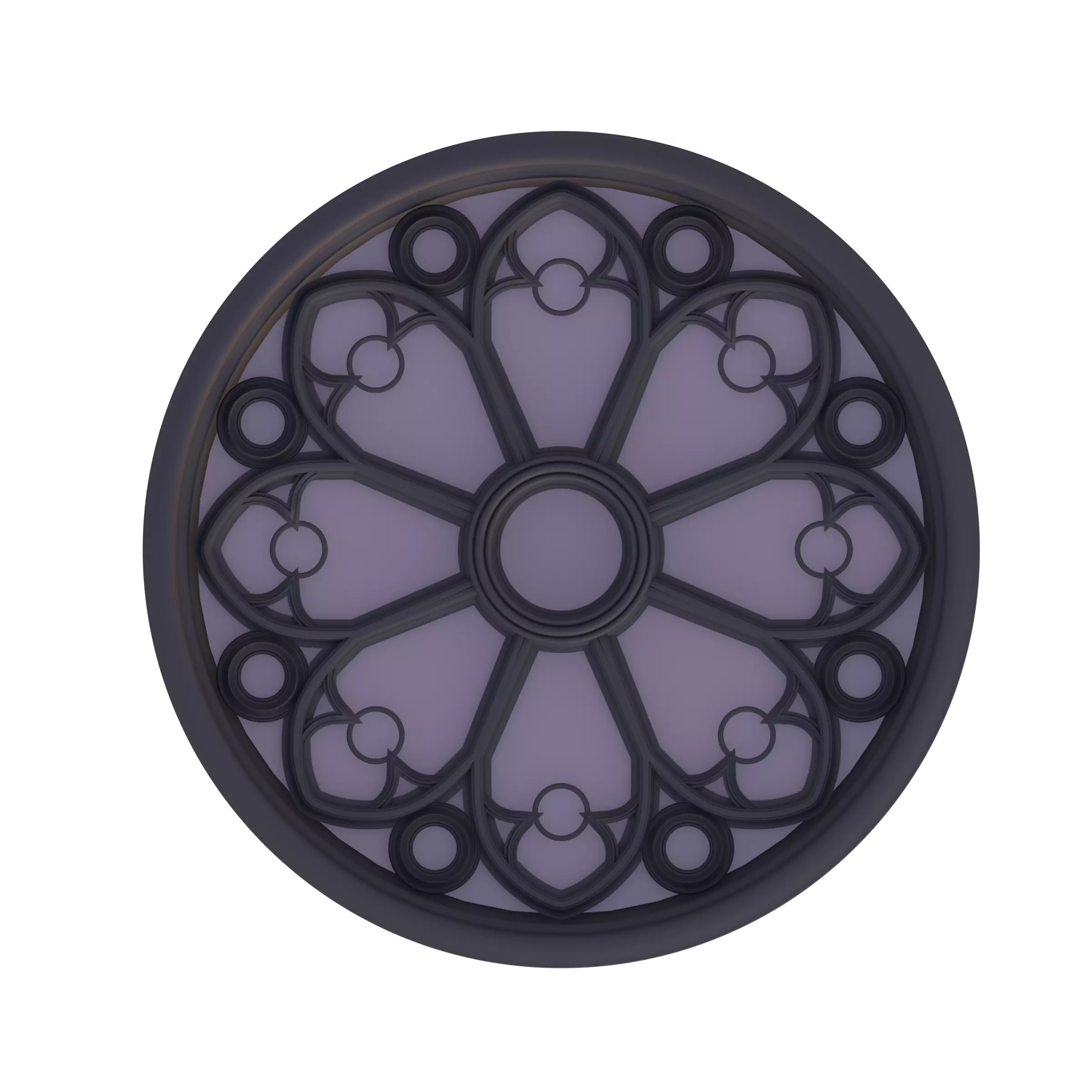 Gothic Window  3D model_0