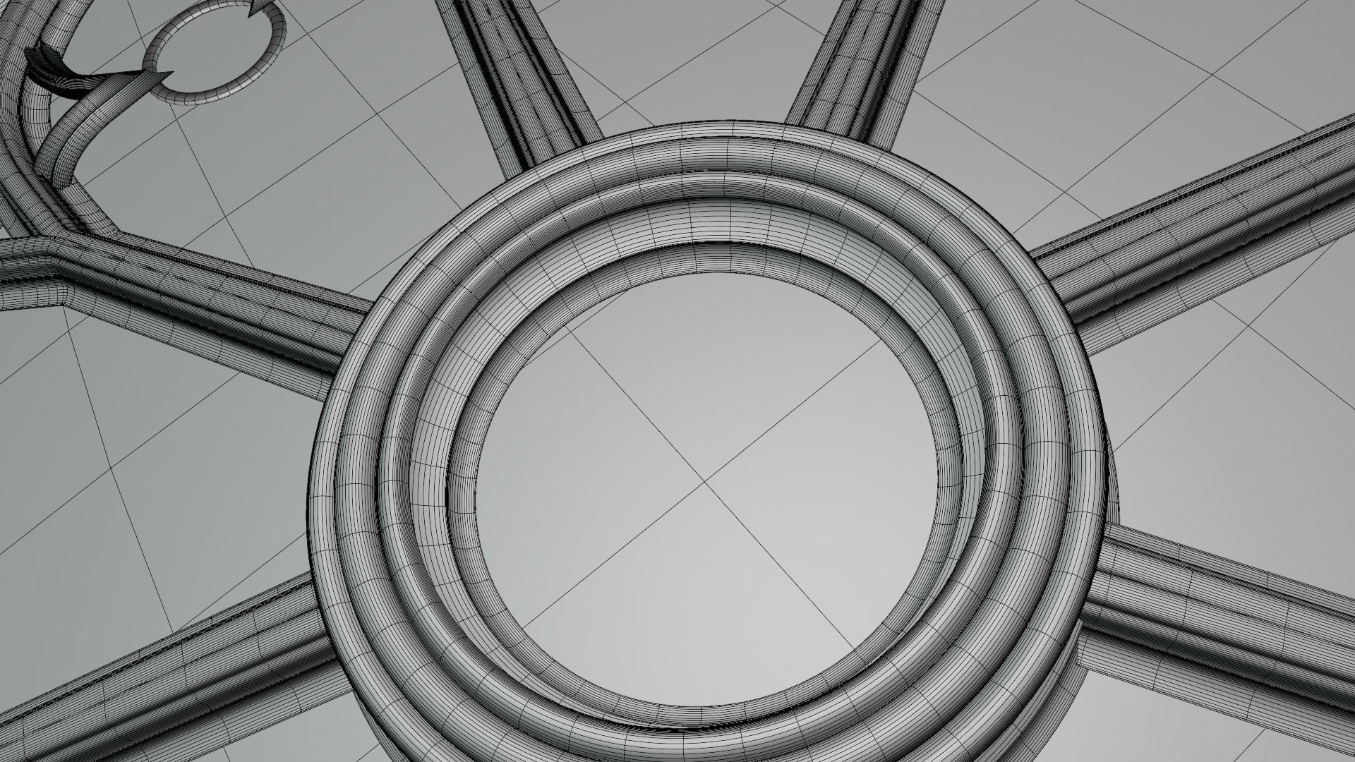 Gothic Window  3D model_6