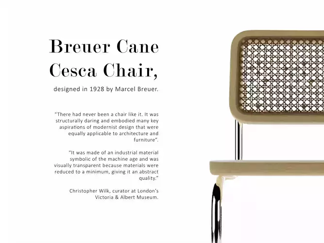 Breuer Cane Cesca Chair