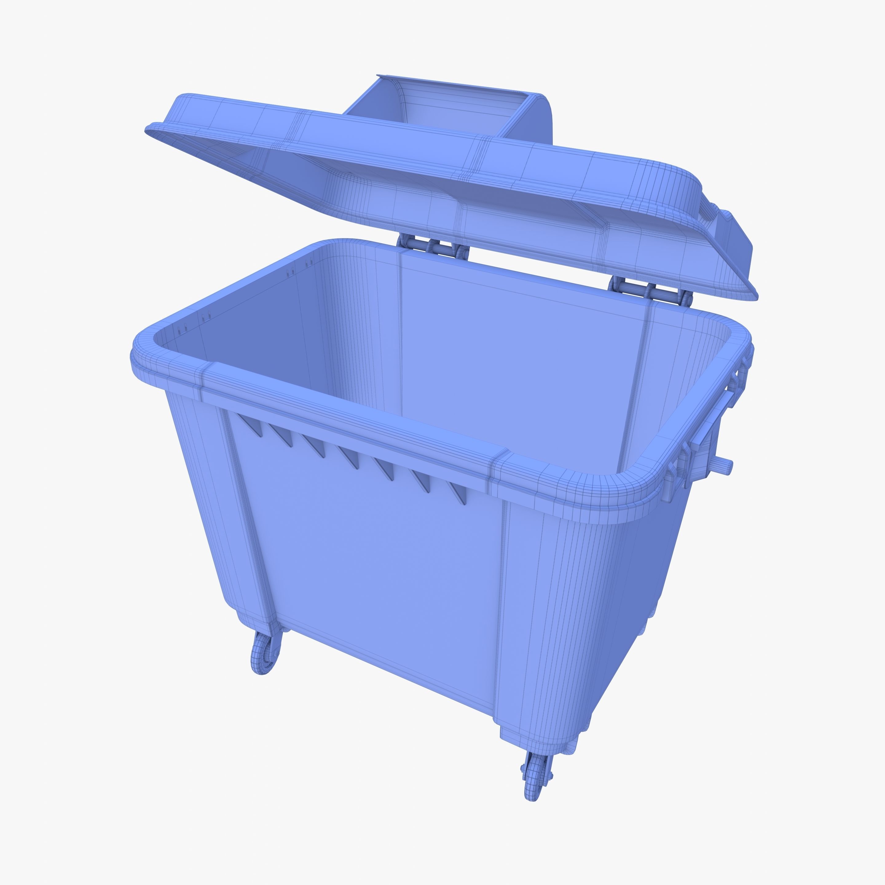Dumpster v4 weathered 3D model_15