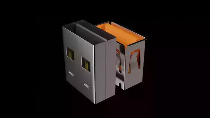 USB interface Free 3D model