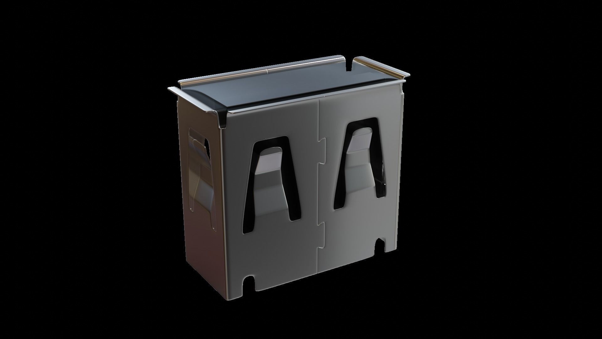 USB interface Free 3D model_2