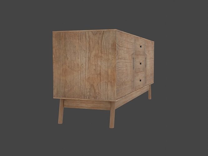 Sideboard Tv Stand 3D model 4