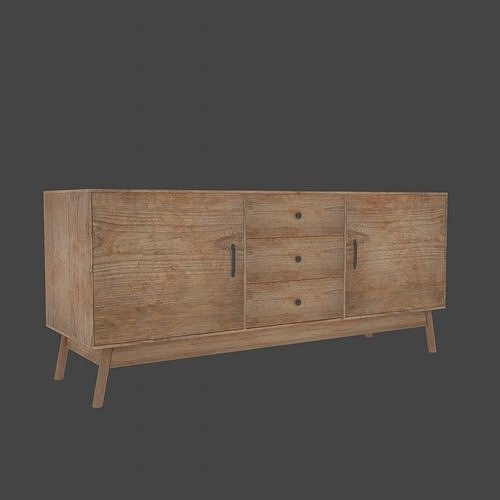 Sideboard Tv Stand 3D model 3