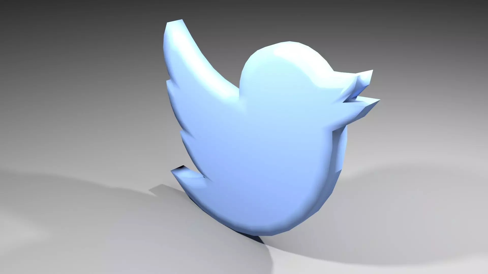 icon - Twitter 3D model_0