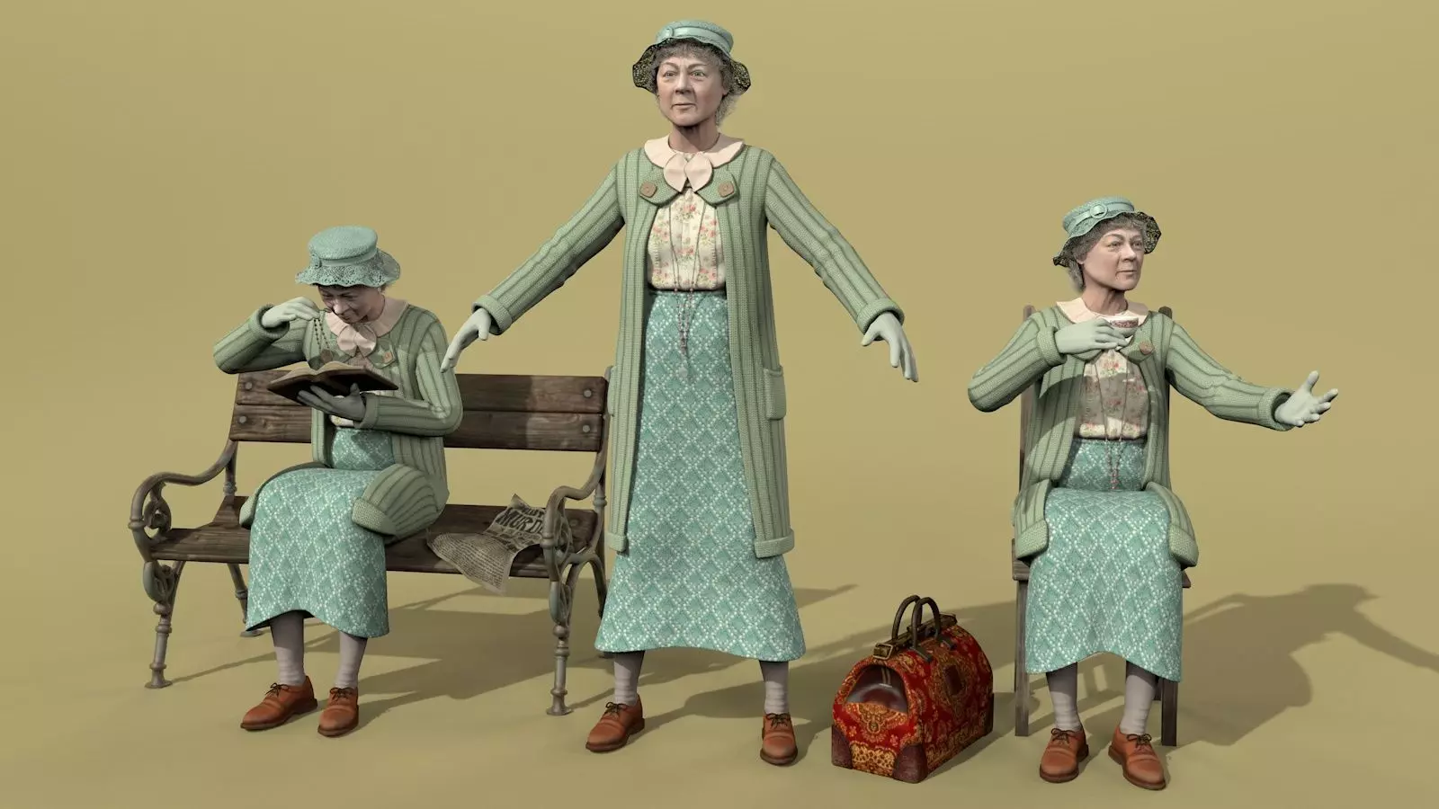 Miss Marple 3D model