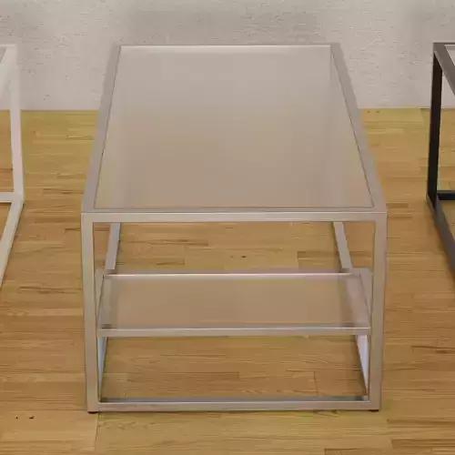 Frosted Glass Coffee Table 3D model