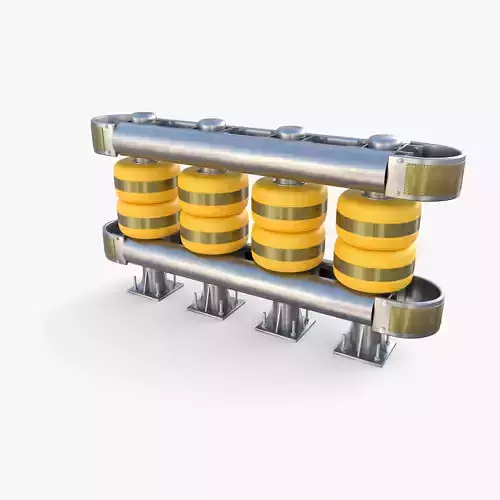 Tileable rolling barrier v1