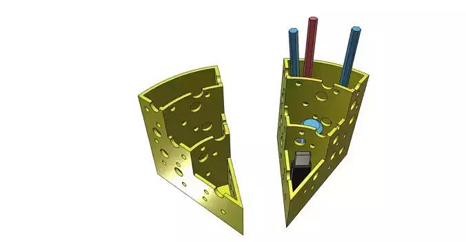 Pencil holder cheese printable