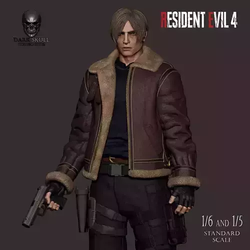 LEON S KENNEDY RE4 STL