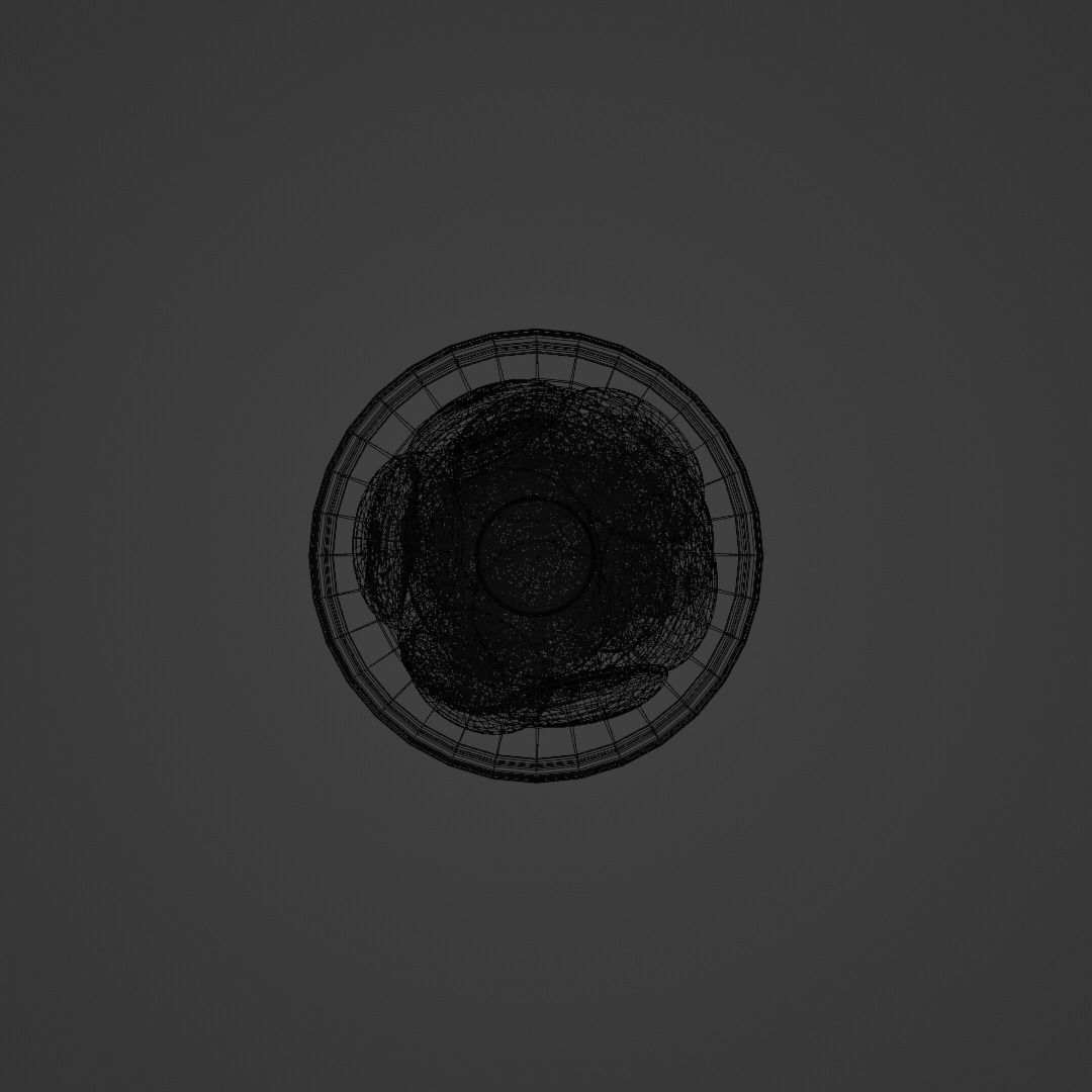 Cookie Jar Low-poly 3D model_6