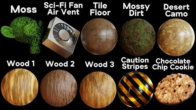 Blender Procedural Material Pack 13 Texture