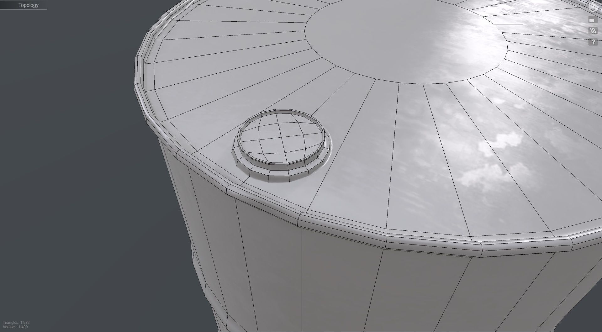 Oil barrels  Low-poly 3D model_4