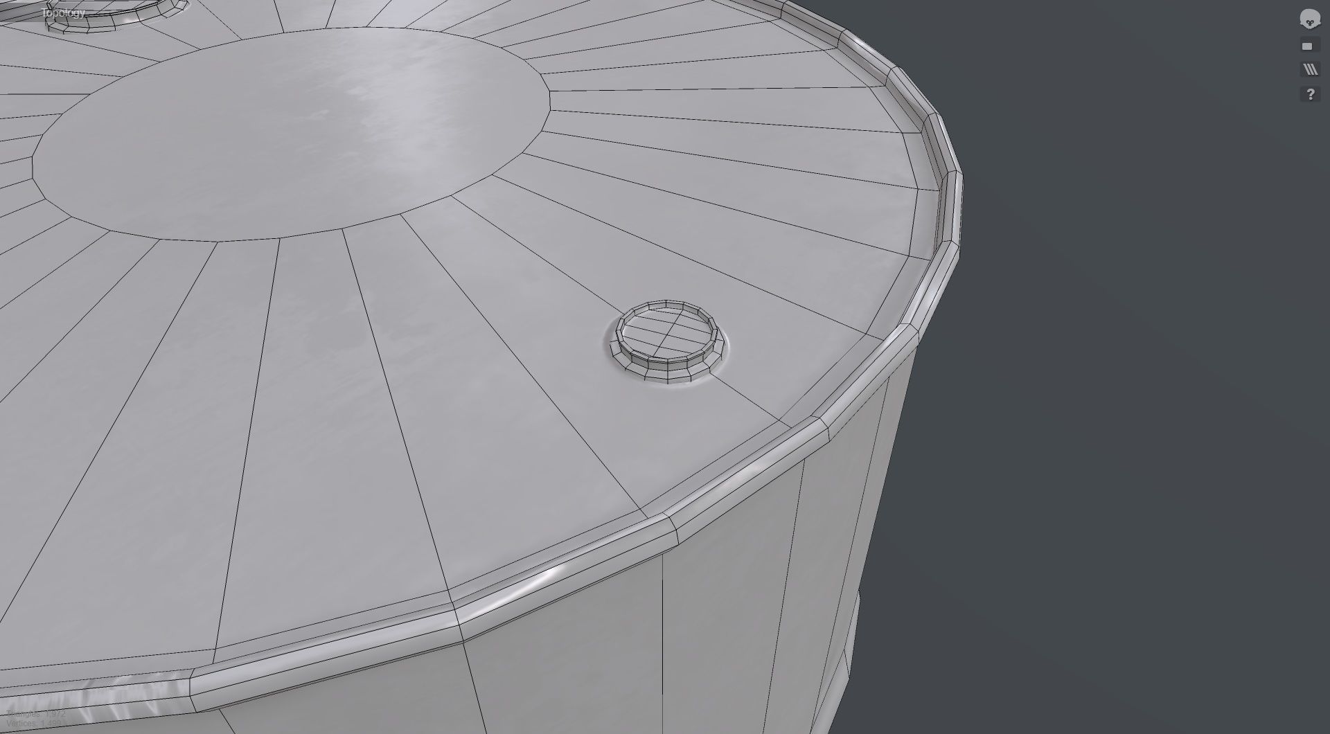 Oil barrels  Low-poly 3D model_5