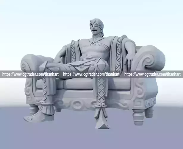 Qin Shi Huang 3d print model from record of ragnarok 3D print model