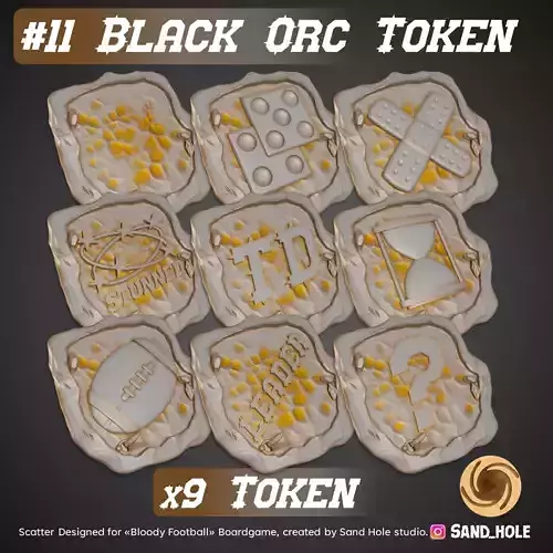 BLACK ORC TOKENS - SH11T