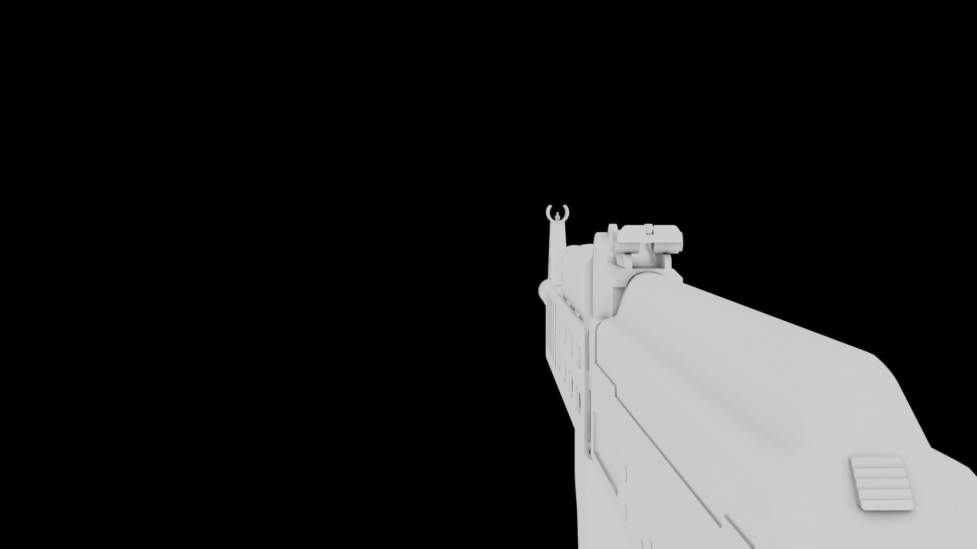 AK-47 Bullpup Low-poly 3D model_14