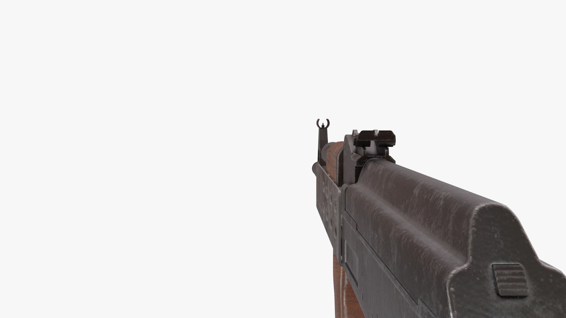 AK-47 Bullpup Low-poly 3D model_6