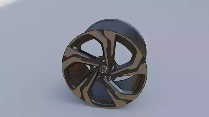 Honda Rims low poly