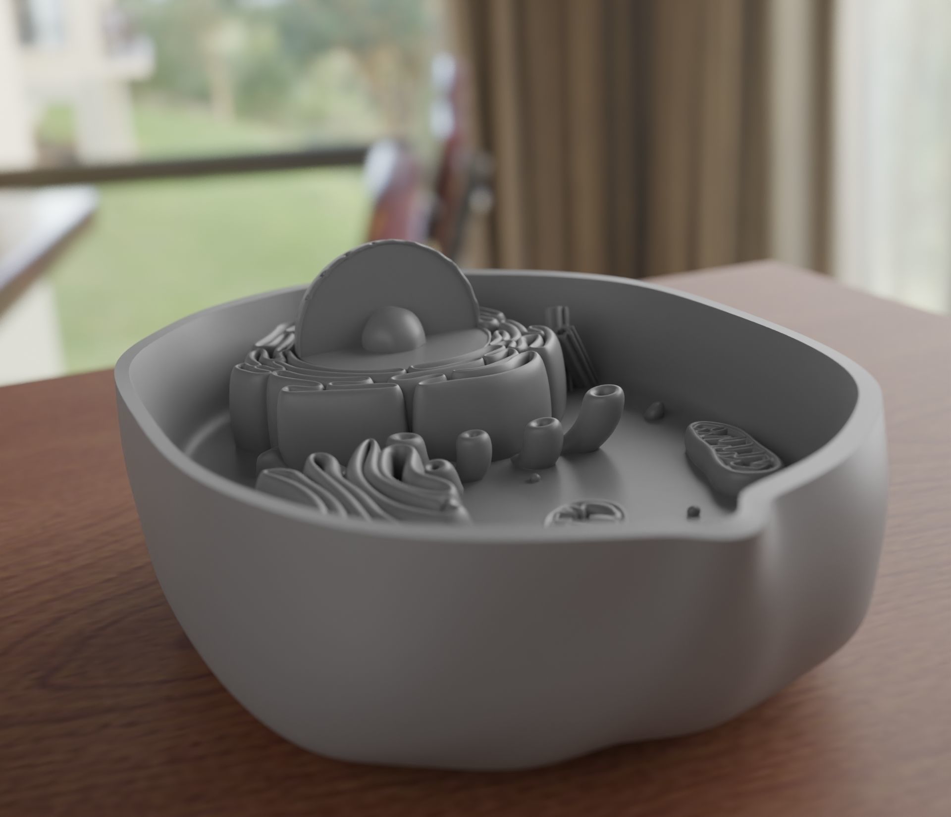 ANIMAL CELL 3D print model_1