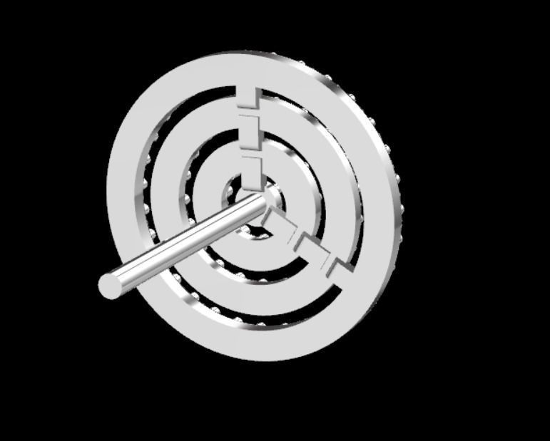 Earrings kt9 3D print model_13