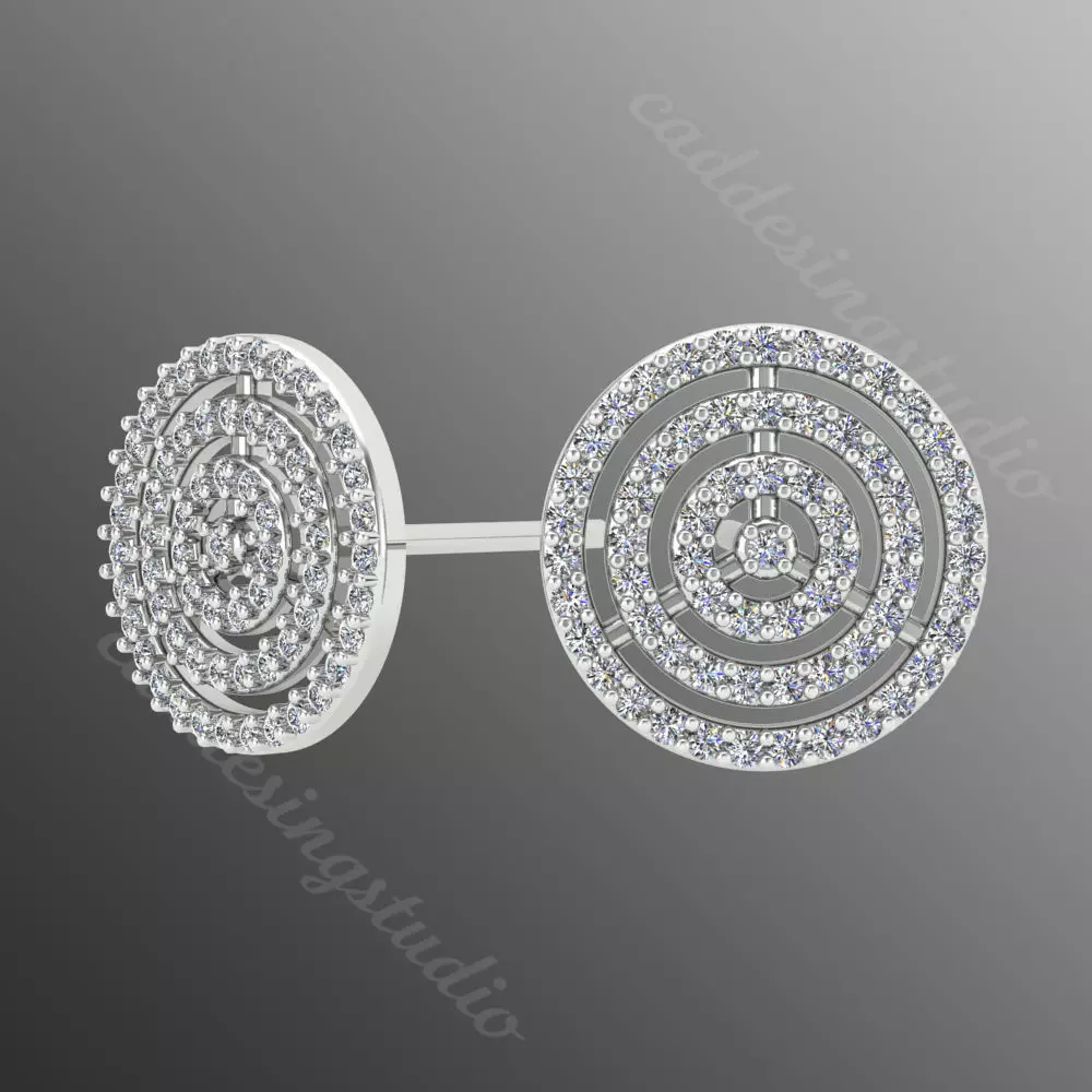 Earrings kt9 3D print model_0