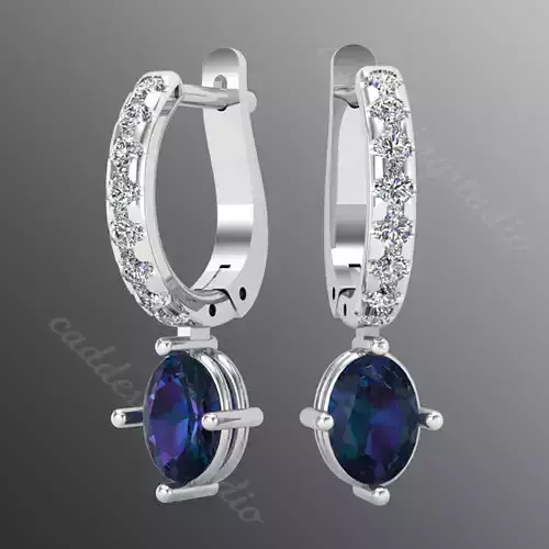 Earrings kt10 3D print model