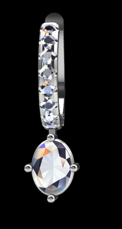 Earrings kt10 3D print model_13