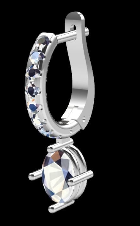 Earrings kt10 3D print model_16