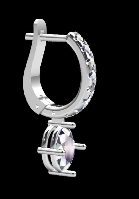 Earrings kt10 3D print model_17