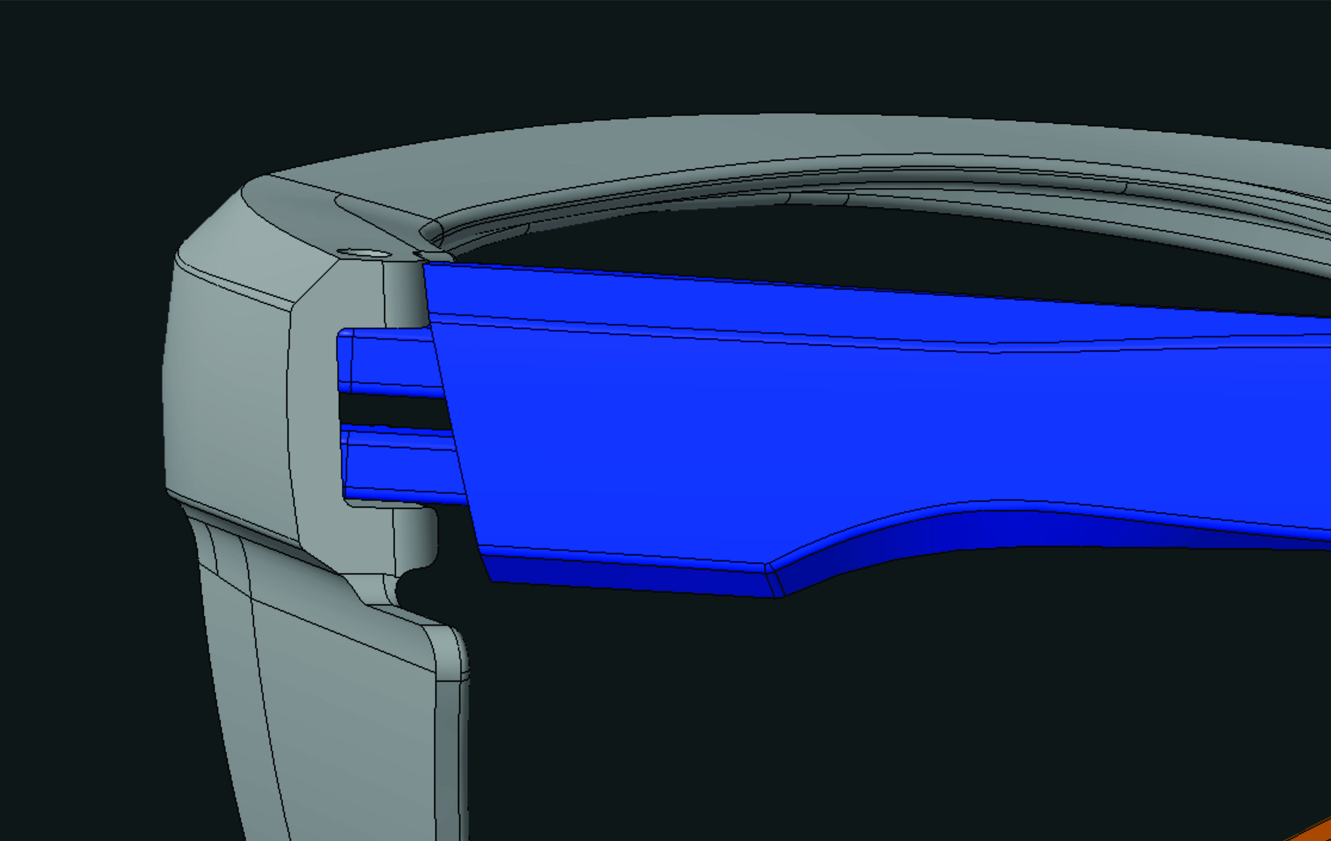 Safety Glasses 01 3D print model_8