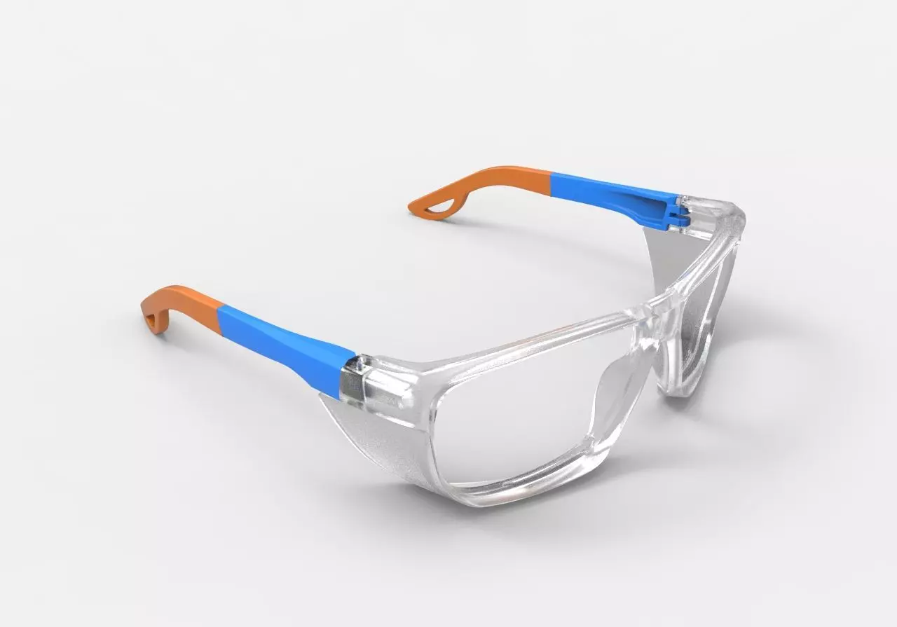 Safety Glasses 01 3D print model_0