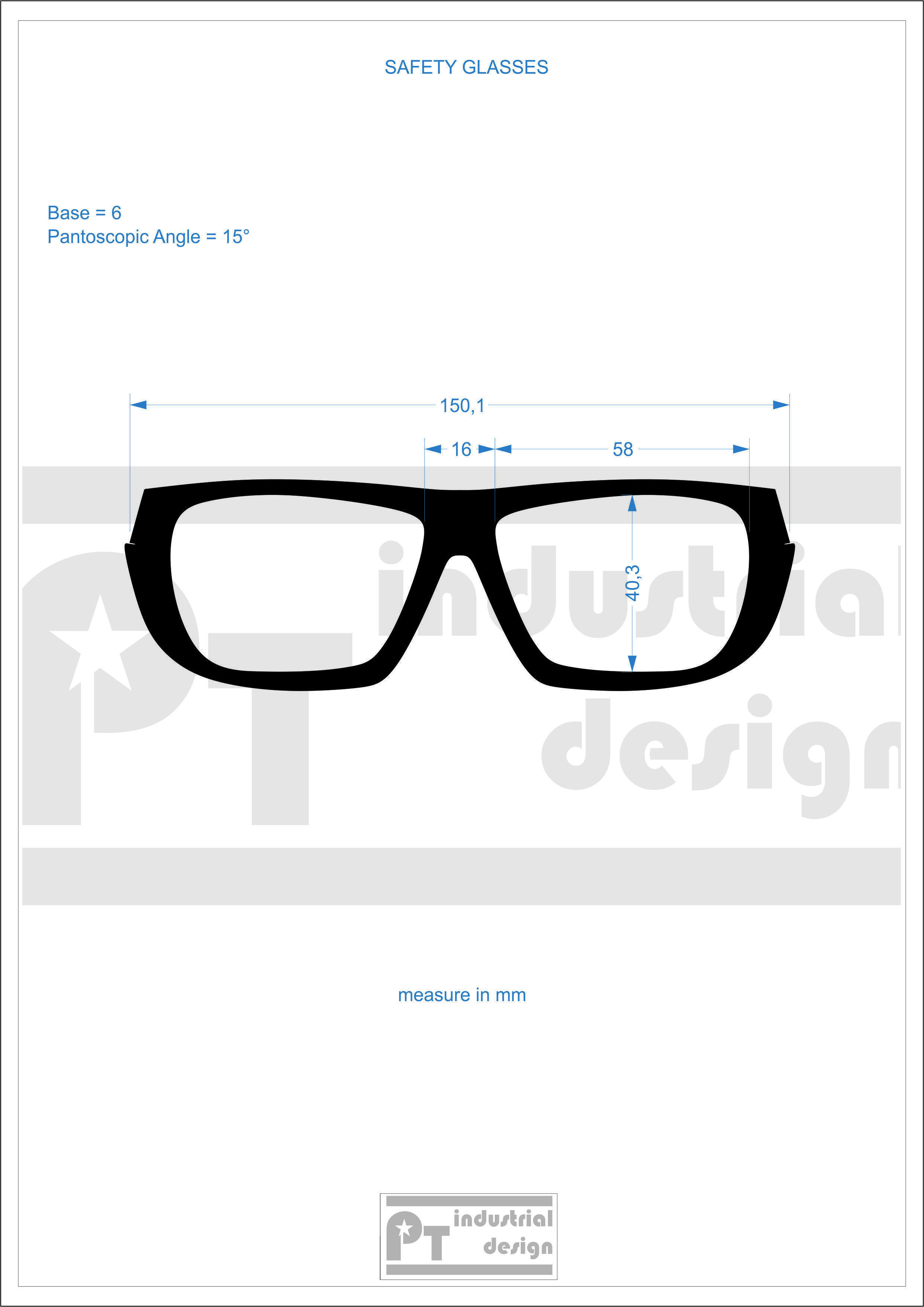 Safety Glasses 01 3D print model_9
