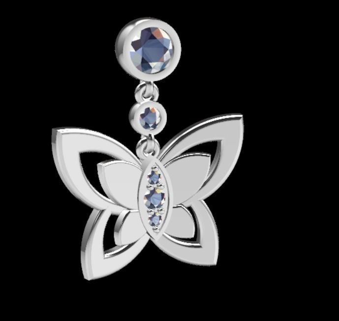 Earrings kt11 3D print model_15