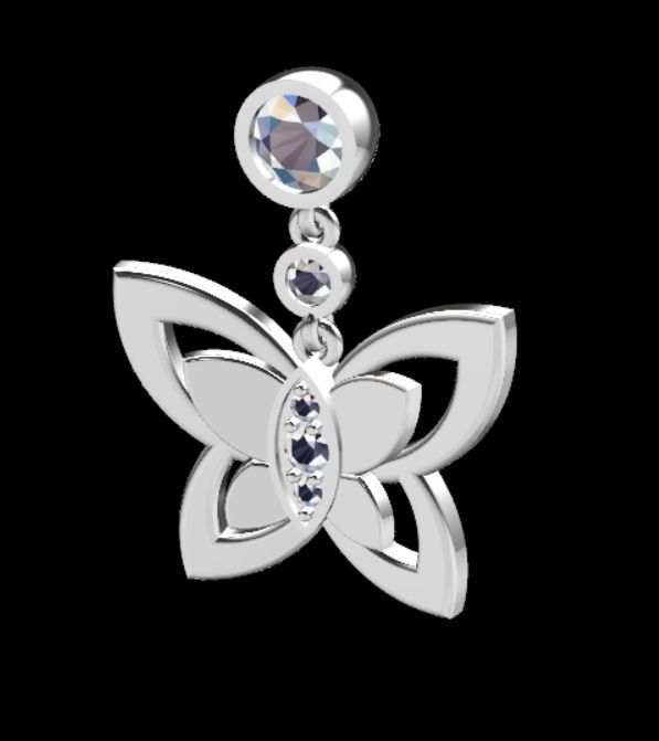 Earrings kt11 3D print model_17