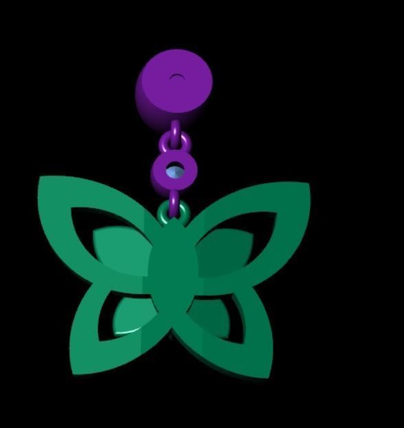 Earrings kt11 3D print model_9