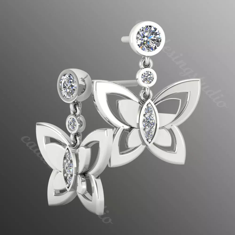 Earrings kt11 3D print model_0