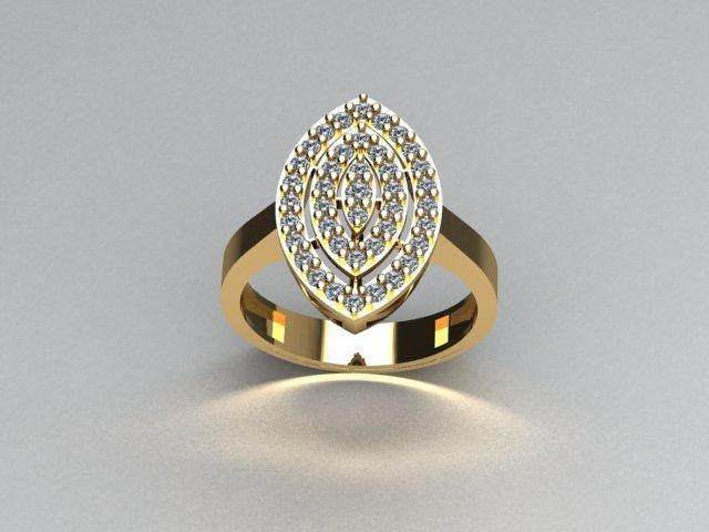 jewelry ring 3D print model_4