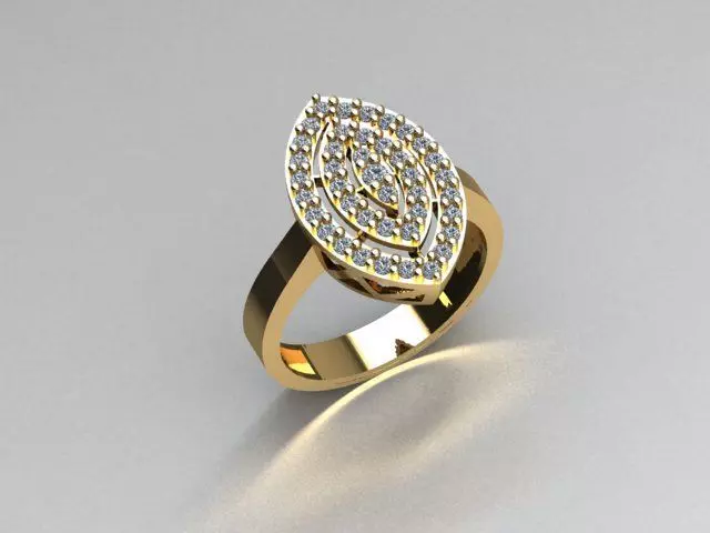 jewelry ring 3D print model_0
