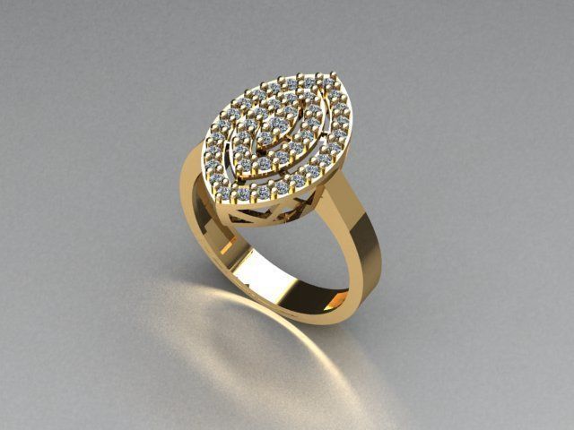 jewelry ring 3D print model_2