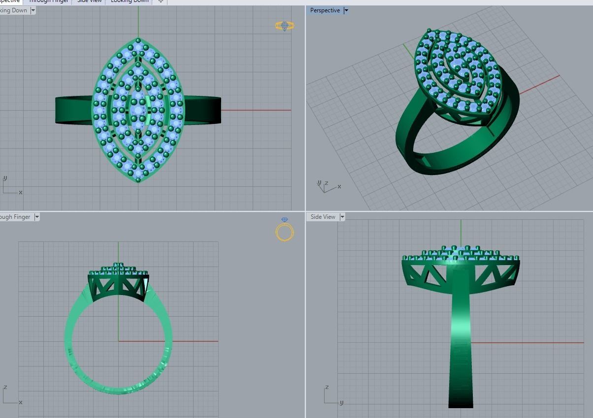 jewelry ring 3D print model_6