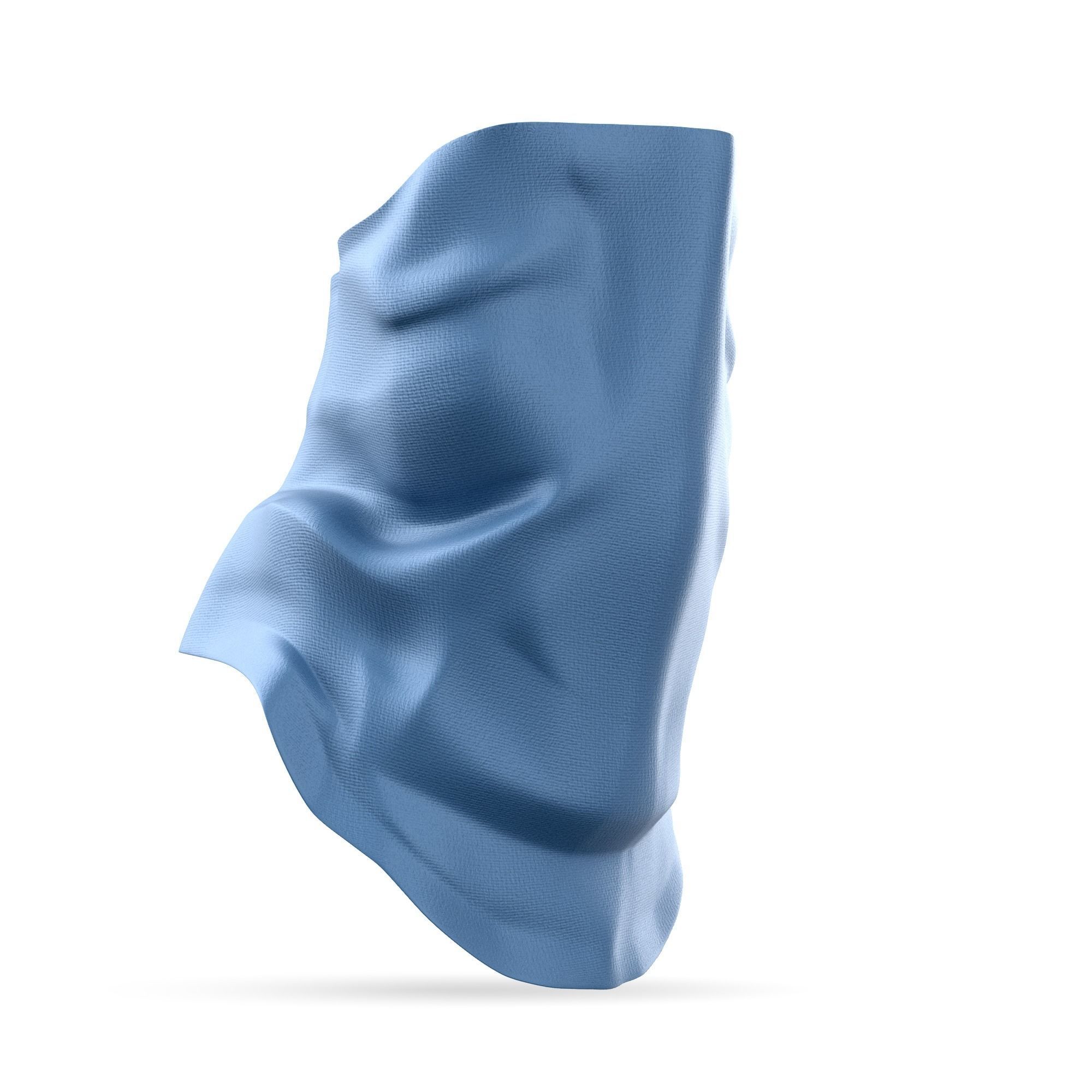 Bandana Scarf for Face  Low-poly 3D model_1