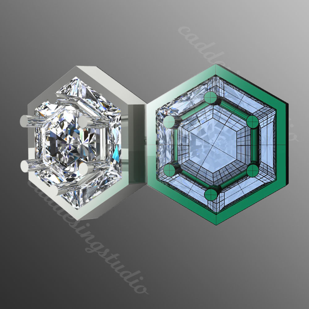 Earrings kt12 3D print model_1